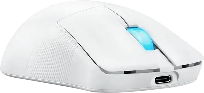 ASUS ROG Harpe Ace Mini Wireless Gaming Mouse, White, 42,000 DPI ROG AimPoint Pro Sensor, 8,000Hz Polling Rate, ROG 100M Optical Switches, Bluetooth, Wireless RF