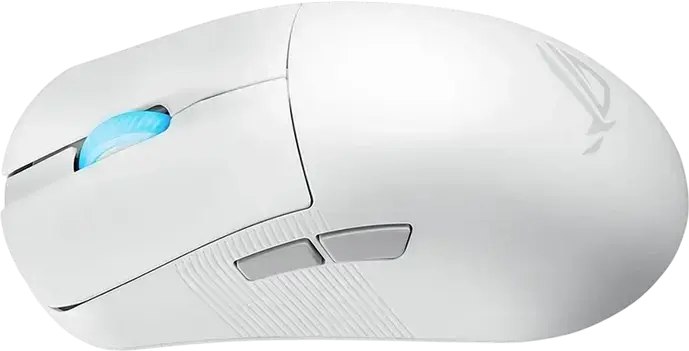 ASUS ROG Harpe Ace Mini Wireless Gaming Mouse, White, 42,000 DPI ROG AimPoint Pro Sensor, 8,000Hz Polling Rate, ROG 100M Optical Switches, Bluetooth, Wireless RF