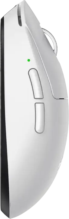 Mouse Gaming Wireless MCHOSE A7 V2 Pro Plus, Senzor PixArt PAW3395 26000 DPI, Rata Polling 8000Hz, Conectivitate Tri-mode, Switchuri Omron, Alb