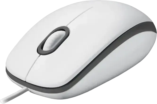 Logitech M100 Wired Optical USB Mouse, 1000 dpi Sensor, Ambidextrous Design, 3 Buttons with Scroll Wheel, 1.8m Cable, Compatible with Windows, MacOS, Linux