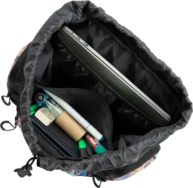 Rucsac Urban Rivacase Agora 5425 Skaters, Poliester Impermeabil, Volum 15L, Compartiment Laptop și Buzunar Tabletă 10.5", Negru