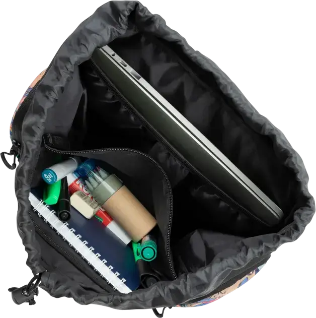 Rucsac Urban Rivacase Agora 5425 Skaters, Poliester Impermeabil, Volum 15L, Compartiment Laptop și Buzunar Tabletă 10.5", Negru
