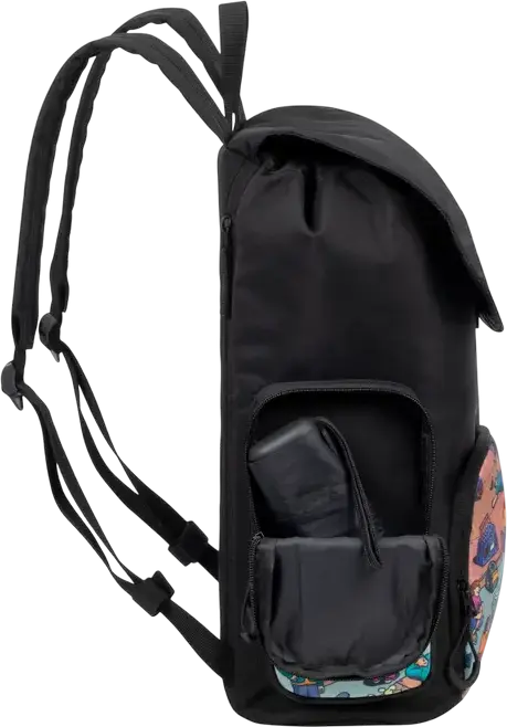 Rucsac Urban Rivacase Agora 5425 Skaters, Poliester Impermeabil, Volum 15L, Compartiment Laptop și Buzunar Tabletă 10.5", Negru