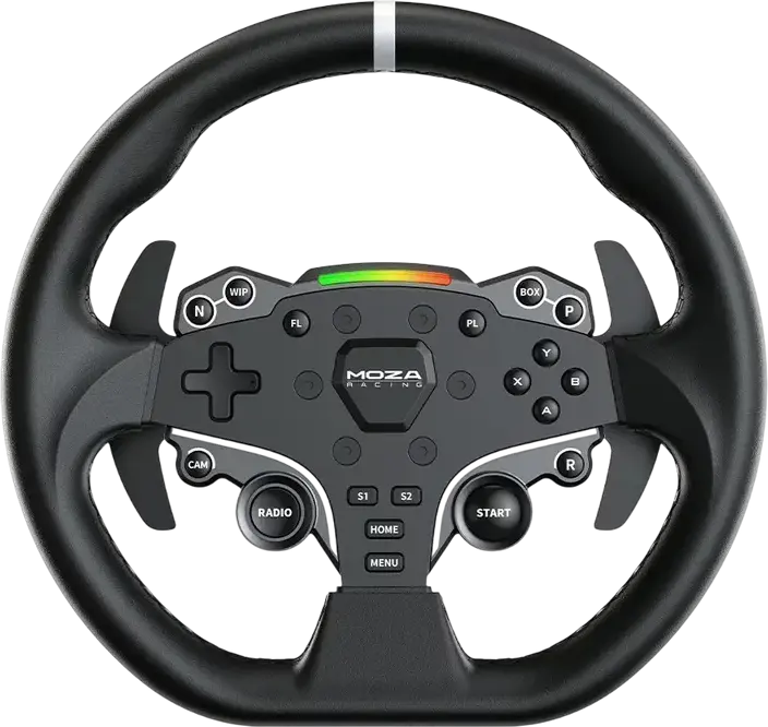 Set Simulatoare MOZA R5 Racing Bundle Baza Direct Drive 5.5Nm Volan ES Pedale SR-P Lite Senzor Hall pentru PC Windows Aliaj Aluminiu Negru