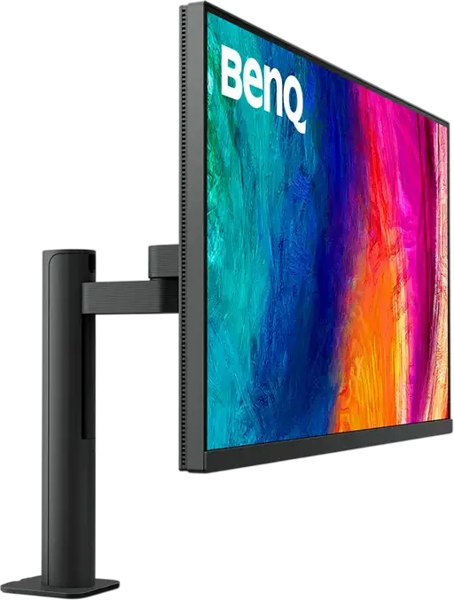 Monitor BenQ PD3205UA 31.5 inch 4K UHD IPS, 3840x2160, HDR10, sRGB 99%, Pantone Validated, USB-C 90W Power Delivery, KVM Switch, Suport Ergo Arm, Hotkey Puck G2