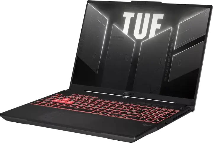 ASUS TUF Gaming A16 FA607NUQ 16" FHD+ 144Hz Laptop - AMD Ryzen 7, NVIDIA GeForce RTX 4050 6GB, 16GB DDR5, 512GB SSD, RGB Keyboard, Mecha Gray