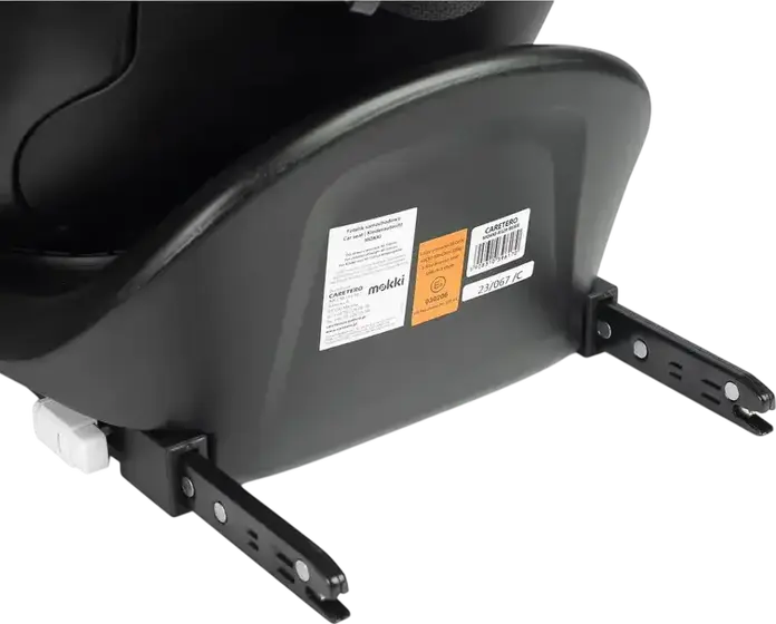 Caretero Mokki i-Size 360 Rotating Car Seat, Beige, ECE R129/02, ISOFIX & TopTether, 0-36 kg, 40-150 cm, 5-Point Harness, 7-Step Headrest, 0+/1/2/3 Groups