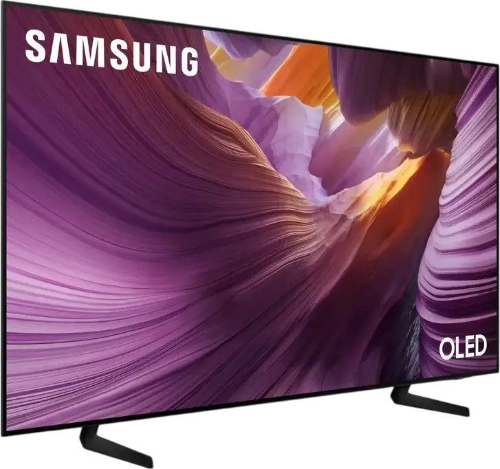 Televizor Smart Samsung QE65S85F QD-OLED 65 inch, 4K UHD 3840x2160, 120Hz, HDR10+, Motion Xcelerator, Dolby Atmos, AMD FreeSync Premium, Tizen OS, Negru