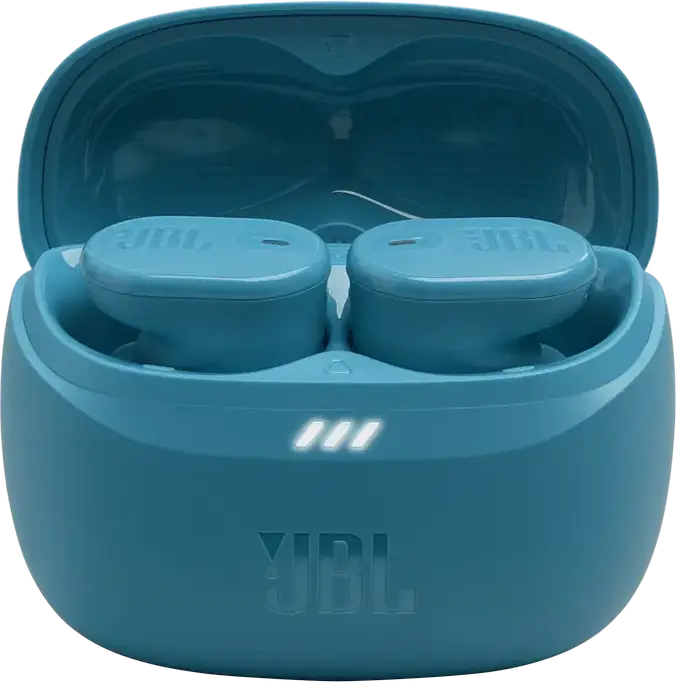 JBL Tune Buds 2 True Wireless Earbuds, Turquoise, Adaptive Noise Cancelling, Pure Bass & Spatial Sound, 48h Total Battery, Bluetooth 5.3, IP54, 10mm Drivers