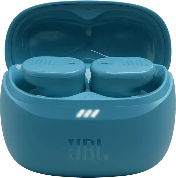 JBL Tune Buds 2 True Wireless Earbuds, Turquoise, Adaptive Noise Cancelling, Pure Bass & Spatial Sound, 48h Total Battery, Bluetooth 5.3, IP54, 10mm Drivers