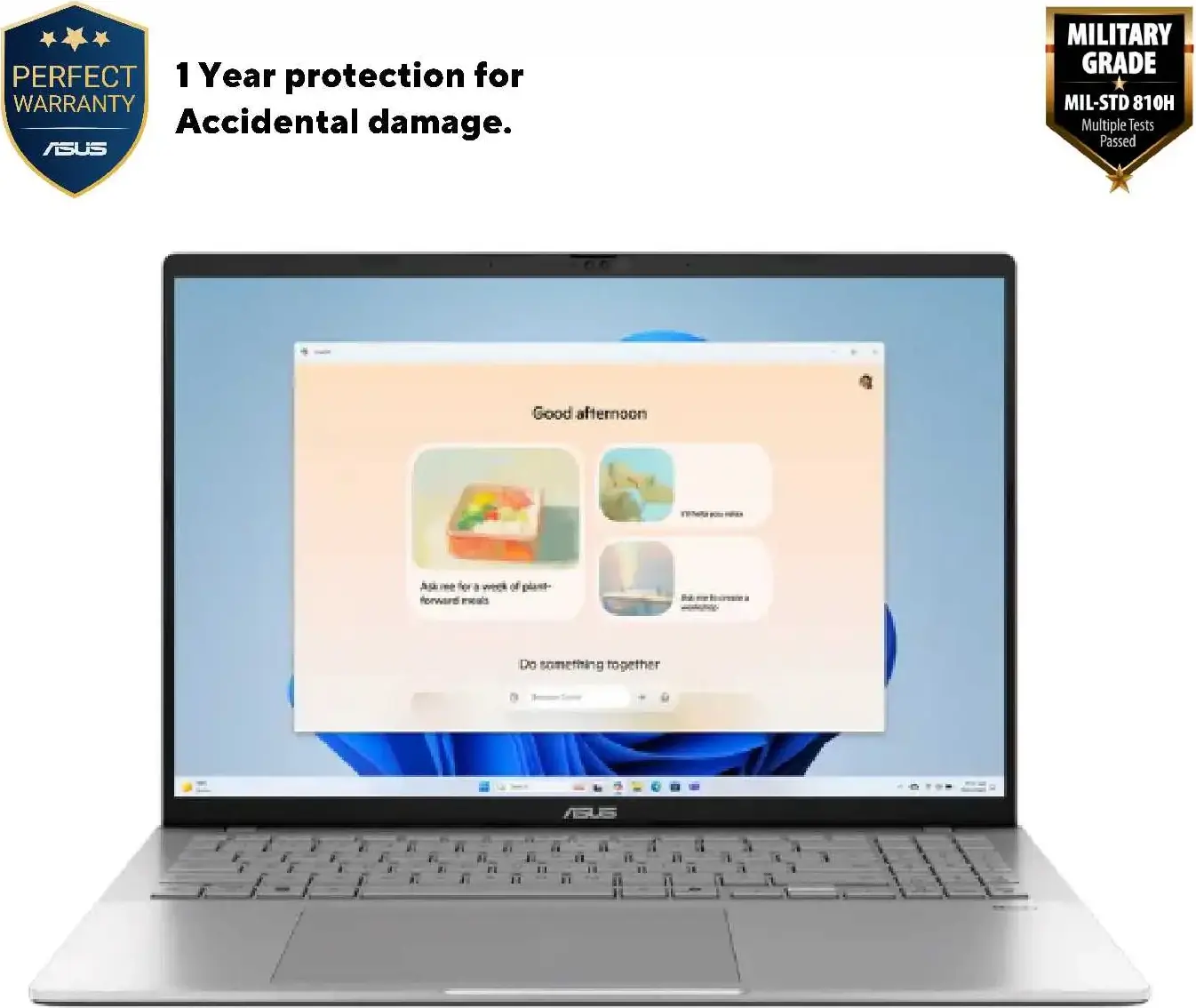 Ноутбук ASUS Vivobook S 16 S3607VA, Intel Core i7-13620H, 16ГБ DDR5, 1ТБ NVMe PCIe 4.0 SSD, 16" WUXGA 144Гц IPS экран, FHD IR камера, Цвет: Cool Silver