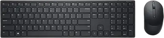 Set Tastatură + Mouse DELL KM5221W, Fără fir, Negru