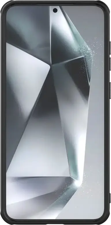 Чехол Nillkin Super Frosted Shield Pro для Samsung Galaxy S25+, противоударный корпус из PC и TPU с подушками безопасности, матовый, черный