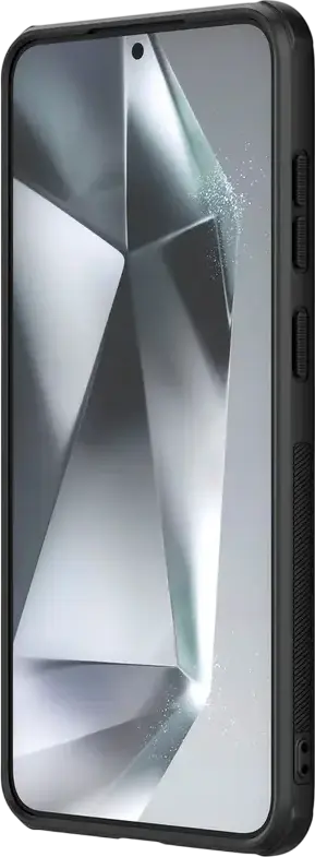 Чехол Nillkin Super Frosted Shield Pro для Samsung Galaxy S25+, противоударный корпус из PC и TPU с подушками безопасности, матовый, черный