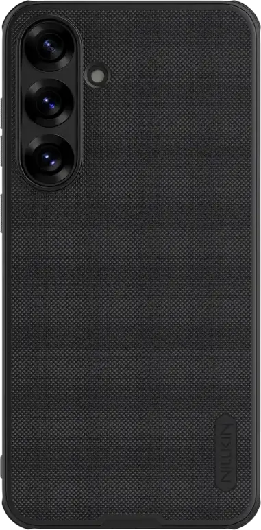 Чехол Nillkin Super Frosted Shield Pro для Samsung Galaxy S25+, противоударный корпус из PC и TPU с подушками безопасности, матовый, черный