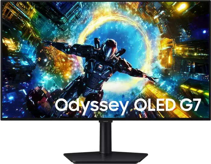 Игровой монитор Samsung Odyssey OLED G7 G73SH 32 дюйма 4K UHD QD-OLED, 330Гц FHD / 165Гц 4K, 0.03мс GtG, HDR10+, FreeSync Premium, G-Sync Compatible, Черный