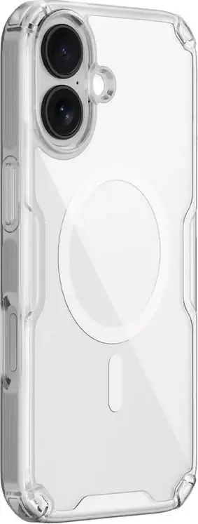 Nillkin Nature Pro Magnetic Case for Apple iPhone 17, Transparent Eco-friendly TPU and PC, MagSafe Compatible with N52 Super Magnets, Scratch-Resistant