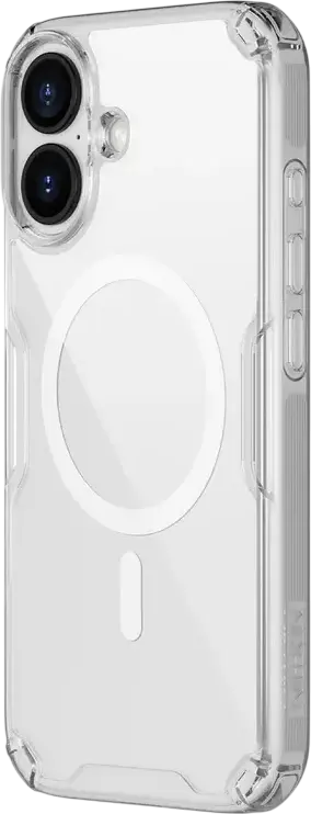 Nillkin Nature Pro Magnetic Case for Apple iPhone 17, Transparent Eco-friendly TPU and PC, MagSafe Compatible with N52 Super Magnets, Scratch-Resistant