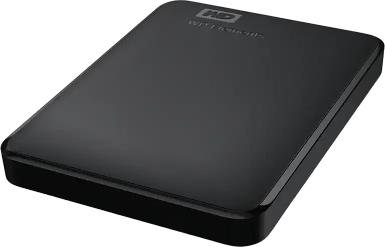 Hard Disk Extern Portabil Western Digital WD Elements WDBU6Y0040BBK-WESN, 4TB, USB 3.2 Gen 1 / USB 3.0, 2.5", Criptare Hardware AES 256-Bit, Negru