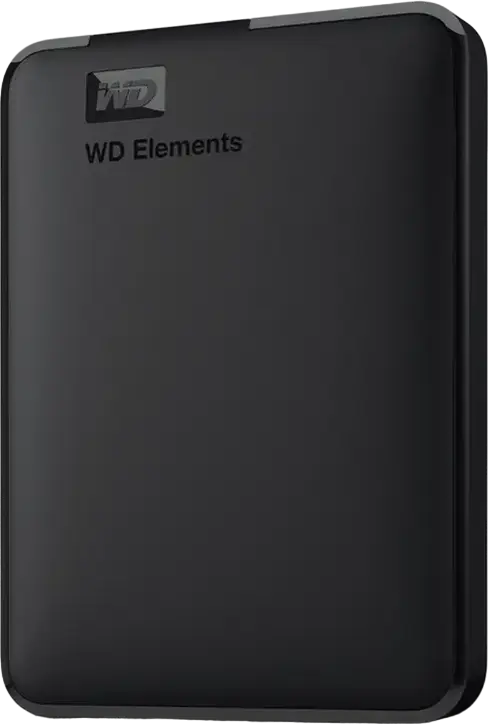 Hard Disk Extern Portabil Western Digital WD Elements WDBU6Y0040BBK-WESN, 4TB, USB 3.2 Gen 1 / USB 3.0, 2.5", Criptare Hardware AES 256-Bit, Negru