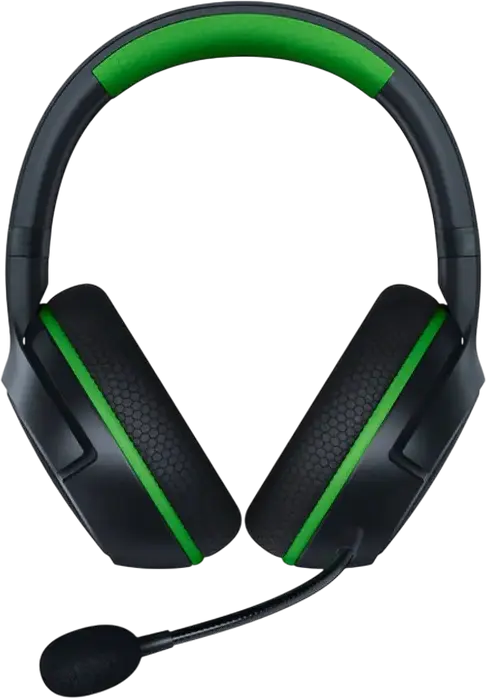 Razer Kaira Wireless Gaming Headset for Xbox Series X|S and Xbox One, Black, 50mm Triforce Titanium Drivers, HyperClear Cardioid Mic, FlowKnit Memory Foam