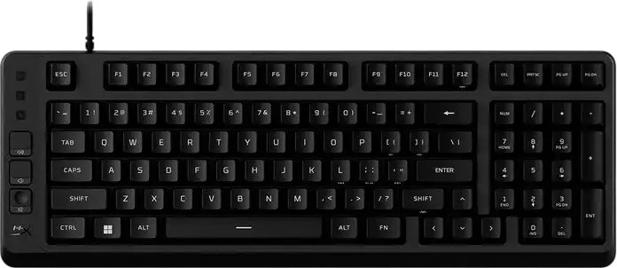 HyperX Eve 1800 Wired Gaming Keyboard, RGB Backlit Membrane, 12-Key Rollover, Anti-ghosting, Dedicated Media Buttons, NGENUITY Software, Black