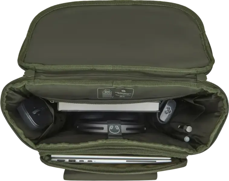 HP Modular Laptop Backpack 15.6 inch, 27L Water-Resistant Twill Polyester, Detachable Sleeve and Pouch, RFID-Blocking Pocket, Rain Cover, 9J496AA