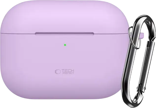 Husă pentru Airpods Tech Protect Hook Apple Airpods Pro 3, Lavandă