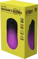 HATOR Quasar 3 Ultima 8K Wireless Gaming Mouse, Black/Violet, PixArt PAW 3950 30,000 DPI, 8000Hz Polling Rate, Optical Switches, 52g Lightweight, Tri-Mode Connection