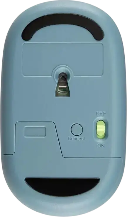 Acer AMR100 Wireless Optical Mouse, Blue, 1600 DPI, Silent Operation, Ergonomic Bubble Design, USB Receiver, Battery Powered