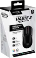 HyperX Pulsefire Haste 2 Mini Wireless Gaming Mouse, 26K Sensor, 26,000 DPI, 6 Programmable Buttons, RGB, 2.4GHz/Bluetooth/Wired, 59g, Black