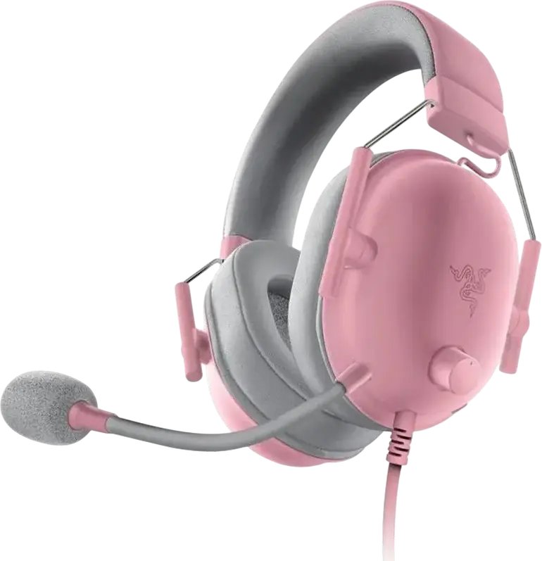 Razer BlackShark V2 X Xbox Licensed Gaming Headset RZ04-03240, Pink, Wired 50mm TriForce Drivers, Passive Noise Cancellation, Memory Foam Ear Cushions