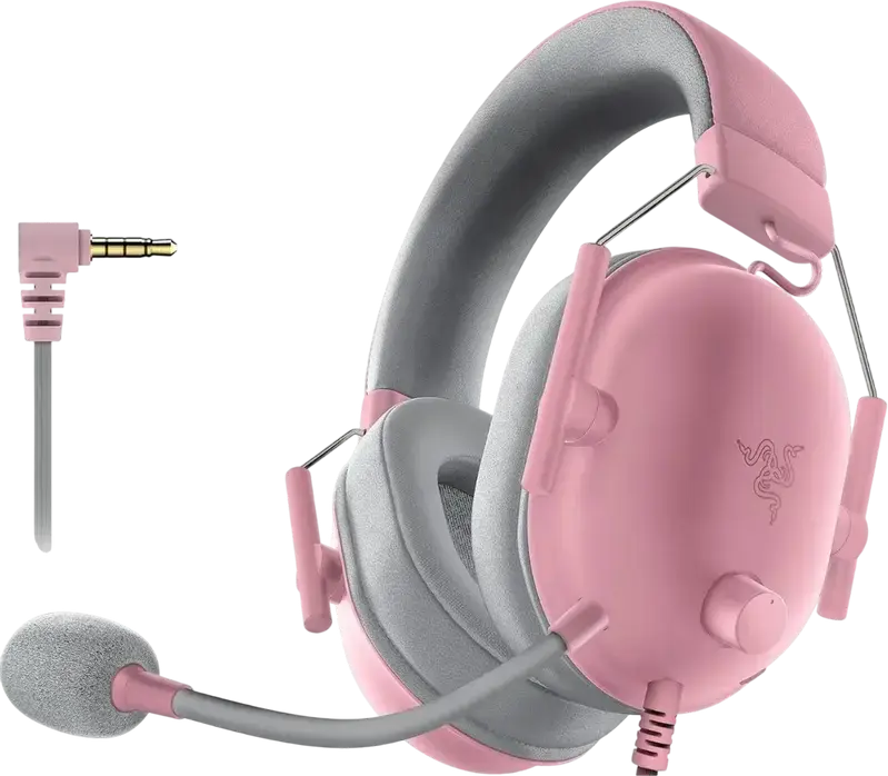 Razer BlackShark V2 X Xbox Licensed Gaming Headset RZ04-03240, Pink, Wired 50mm TriForce Drivers, Passive Noise Cancellation, Memory Foam Ear Cushions