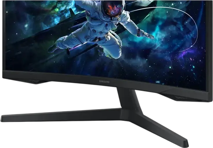 Samsung Odyssey G5 S27CG550E 27-inch Curved Gaming Monitor, WQHD 2560x1440, 165Hz, 1ms, 1000R, VA Panel, HDR10, AMD FreeSync, Black