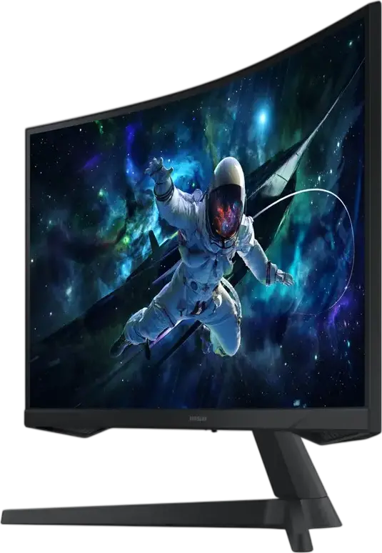 Samsung Odyssey G5 S27CG550E 27-inch Curved Gaming Monitor, WQHD 2560x1440, 165Hz, 1ms, 1000R, VA Panel, HDR10, AMD FreeSync, Black