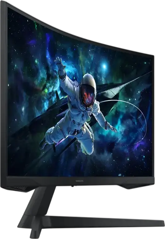 Samsung Odyssey G5 S27CG550E 27-inch Curved Gaming Monitor, WQHD 2560x1440, 165Hz, 1ms, 1000R, VA Panel, HDR10, AMD FreeSync, Black