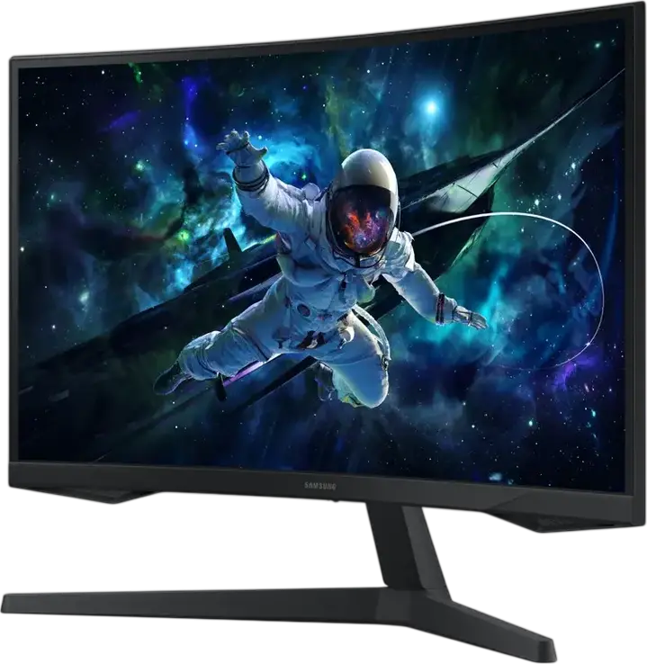 Samsung Odyssey G5 S27CG550E 27-inch Curved Gaming Monitor, WQHD 2560x1440, 165Hz, 1ms, 1000R, VA Panel, HDR10, AMD FreeSync, Black