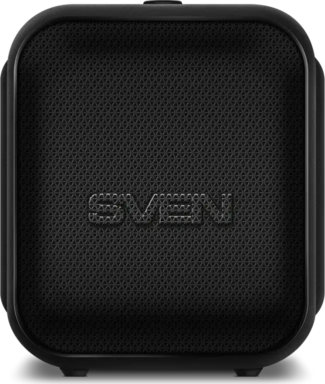SVEN PS-880 Box Portabil Bluetooth, 110W RMS, Baterie 4500mAh, TWS, Matrice Luminoase RGB, Radio FM, Karaoke cu 2 Intrevari Microfon, USB-C PD, Negru