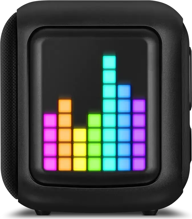 SVEN PS-880 Box Portabil Bluetooth, 110W RMS, Baterie 4500mAh, TWS, Matrice Luminoase RGB, Radio FM, Karaoke cu 2 Intrevari Microfon, USB-C PD, Negru