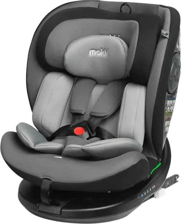 Scaun auto Caretero Mokki i-Size, Grupa 0+/1/2/3 (0-36 kg), Gri