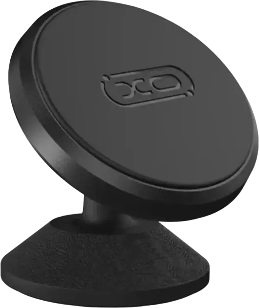 Suport Magnetic de Telefon Auto XO C96A pentru Bord, Aliaj de Aluminiu și ABS, 4 Magnete Puternici, Cap Rotativ 360 de Grade, Negru