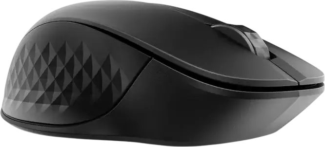 HP 430 Multi-Device Wireless Mouse 3B4Q2AA, Bluetooth & 2.4GHz, 4000 dpi Optical Sensor, 4 Programmable Buttons, Windows macOS Chrome OS, Jet Black
