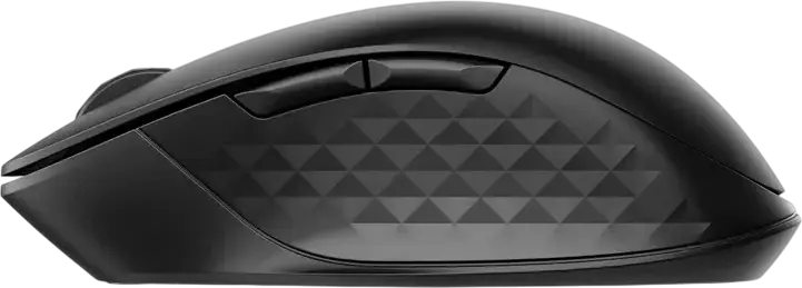 HP 430 Multi-Device Wireless Mouse 3B4Q2AA, Bluetooth & 2.4GHz, 4000 dpi Optical Sensor, 4 Programmable Buttons, Windows macOS Chrome OS, Jet Black