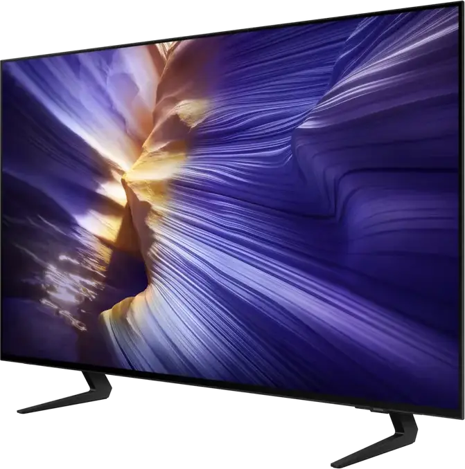 Samsung QE42S90F 42" OLED Smart TV, 4K UHD 3840x2160, 144Hz Refresh Rate, HDR10+, Dolby Atmos, AMD FreeSync Premium, Tizen OS, Black