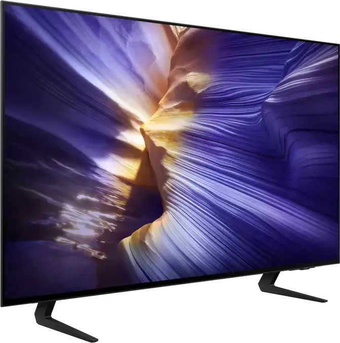 Samsung QE42S90F 42" OLED Smart TV, 4K UHD 3840x2160, 144Hz Refresh Rate, HDR10+, Dolby Atmos, AMD FreeSync Premium, Tizen OS, Black