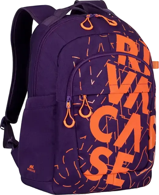 RivaCase Heide 5430 Urban Backpack 30L for 15.6 inch Laptop, Water-Repellent Polyester, Ergonomic Design with Organizer and Side Pockets