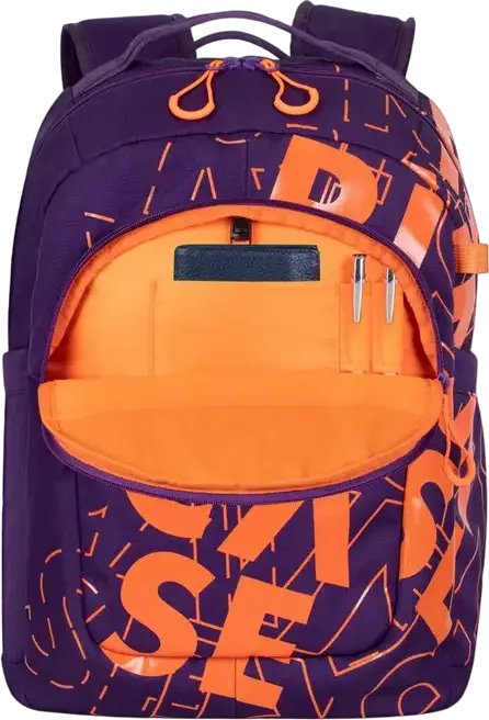 RivaCase Heide 5430 Urban Backpack 30L for 15.6 inch Laptop, Water-Repellent Polyester, Ergonomic Design with Organizer and Side Pockets