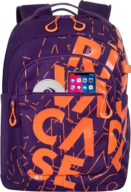 RivaCase Heide 5430 Urban Backpack 30L for 15.6 inch Laptop, Water-Repellent Polyester, Ergonomic Design with Organizer and Side Pockets
