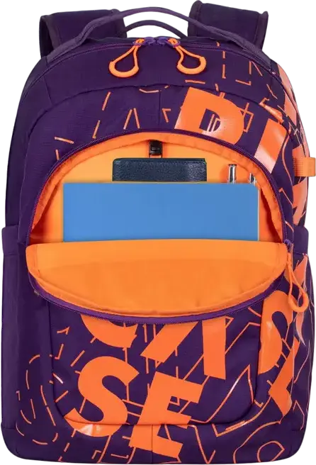 RivaCase Heide 5430 Urban Backpack 30L for 15.6 inch Laptop, Water-Repellent Polyester, Ergonomic Design with Organizer and Side Pockets