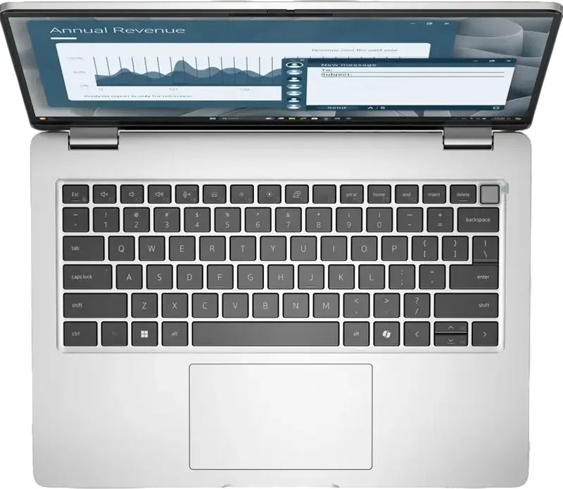 Laptop Dell Pro 14 PC14255, 14" FHD+ IPS Anti-Glare, AMD Ryzen AI 7 PRO 350, 16GB DDR5, 512GB NVMe SSD, Radeon 860M, Windows 11 Pro, Platinum Silver